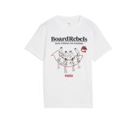 PUMA MID90S Graphic tee I B, Camisetas Niños, PUMA White,