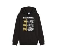 Puma MID90S Hoodie FL B, Felpe con Cappuccio Niños, Puma Black,