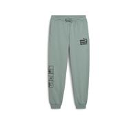 PUMA MID90S Sweatpants FL B, Pantalones de Punto Niños, Green Moon,