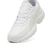 PUMA Milenio Tech Leather Sneakers Unisex, Calzado, Blanco/Feather Gris, 40.5 40.5
