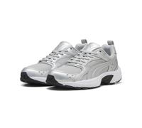 Puma Milenio Tech LT JR - Tenis Deportivos, Color Gris Claro Fresco, Plateado, Talla 36