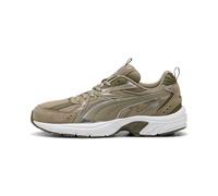 Puma - Milenio Tech Suede, Zapatillas Unisexo, Velvet Moss-Puma Aged Silver,