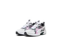 Puma Milenio Tech - Tenis Unisex Color Blanco-Malva Pop-Gris Fuerte, Talla 6 de Reino Unido, Puma Blanco Malva Pop Gris Fuerte, 39 EU