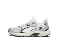 PUMA Milenio Tech, Zapatos atléticos Unisex Adulto, Warm White White Silver, 37.5 EU