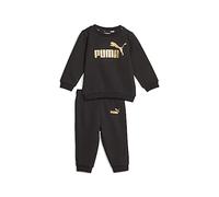 PUMA Minicats Ess+ Crew Jogger Fl - Traje deportivo unisex para niños, color negro PUMA 80 EU