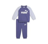 PUMA MINICATS ESS Raglan Crew Set FL INF, Trajes de punto Bebé-Niños, Blue Crystal, 62