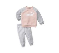 PUMA - Minicats Ess Raglan Jogger Fl, Traje deportivo de chándal, Unisex niños, Cuarzo Rosa, 4-6 Meses
