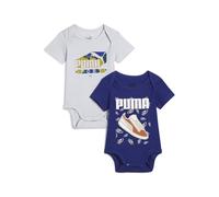 PUMA - MINICATS Newborn Bodysuit 2pcs Set INF, En general Bebé unisex, Lapis Lazuli-Silver Mist, 683333 80