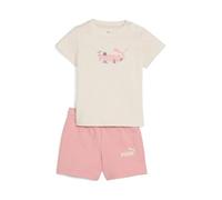 PUMA MINICATS SANDY ADVENTURES Tee and Shorts Set INF, Trajes de punto Bebé-Niños, Alpine Snow, 68