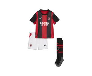 PUMA Miniequipación AC Milan 1.ª equipación 26/27 para niños, Accesoiros, Negro, 3-4Y