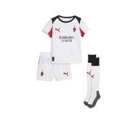 PUMA Minikit AC Milan 2.ª equipación 25/26 para niños, Ropa, Blanco, 3-4Y 3-4Y