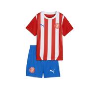 PUMA Minikit Girona FC 1.ª equipación 25/26 para niños, Ropa, Blanco, 3-4Y