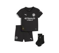 PUMA Minikit Manchester City 2.ª equipación 25/26 infantil, Ropa, Negro, 6-9M 6-9M