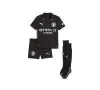 PUMA Minikit Manchester City 2.ª equipación 25/26 para niños, Ropa, Negro, 3-4Y 3-4Y