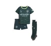 PUMA Minikit Manchester City 4.ª equipación 25/26 para niños, Ropa, Verde, 4-5Y 4-5Y