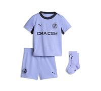 PUMA Minikit Olympique de Marseille 3.ª equipación 26/27 infantil, Accesoiros, Morado, 1-2Y