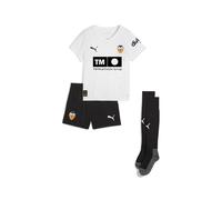 PUMA Minikit Valencia CF 1.ª equipación 25/26 para niños, Ropa, Blanco, 5-6Y