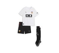 PUMA Minikit Valencia CF 1.ª equipación 26/27 infantil, Accesoiros, Blanco, 3-4Y