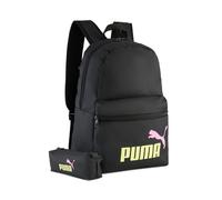 PUMA Mochila 'Phase' amarillo claro / rosa / negro, Talla One Size