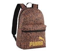 PUMA Phase Aop Backpack Mochila, Leopardo Negro Aop, Talla única Unisex adulto