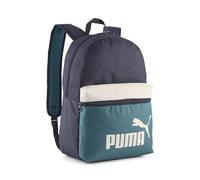 PUMA Mochila Phase con Bloques de Color OneSize, New Navy Emerald Ice Blue Green