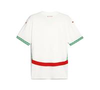 PUMA Morocco 2025 Away Jersey Men, Ropa, Blanco/Fast Verde/Rojo, XXL XXL