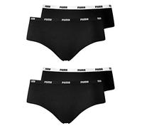 PUMA Mujer Iconic Hipster 603032001 4er Paquete - 200 Black, L