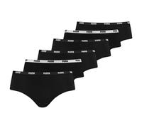 Puma Mujer Iconic Hipster, 6er Paquete - Suave Algodón Stretch, Ecom