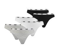 Puma Mujer Iconic Tanga, 6er Paquete - Suave Algodón Stretch