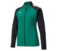PUMA Mujer Sudadera con capucha, Pepper Green-Puma Black, S
