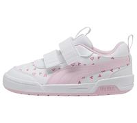 PUMA MULTIFLEX 2 Hearty V PS - Zapatillas Deportivas, Blanca-Rosa Perla-Rosa mágica, Talla 1.5 UK Niño, Puma Blanco Perla Rosa Magic Rose, 1.5 UK Child