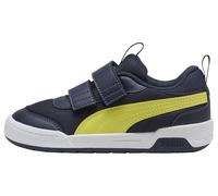 PUMA MULTIFLEX 2 Mesh V PS - Zapatillas Deportivas, Azul Marino-Lux Lime, Talla 2.5 UK Niño, Puma Azul Marino Lux Lime, 35 EU