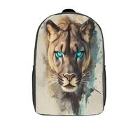 Puma Niños Bolsas Estilo de pintura al óleo Mochilas Escolares Adolescentes Para Escuela Intermedia Niño Y Niñas Juveniles Instituto Bolsas Escolares 17inch