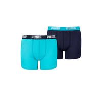 Puma Niños Boxers Algodón Elástico Liso Calzoncillos Bóxer Ropa Interior 2 Pares