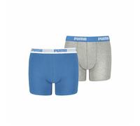 Puma Niños Boxers Algodón Elástico Liso Calzoncillos Bóxer Ropa Interior 2 Pares