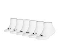 Puma Niños Calcetines de Deporte 6er Paquete - Invisible,Ecom ,Liso,Logo Blanco