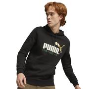 PUMA No. 1 Sudadera con Capucha con Logotipo FL Sudor, Negro Black, S para Hombre