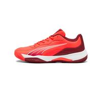 Puma Nova Smash Teamsport - Tenis Unisex para Adultos, Rojo Brillante, carmesí Oscuro, Blanco Puma, 43 EU