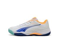 PUMA Nova Smash, Zapatos de Tenis Unisex Adulto, White-Vivid Blue-Heat Fire Black, 42 EU