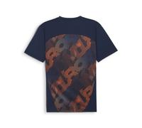 PUMA Olympique de Marseille Pre-match Short Sleeve Jersey Men, Ropa, Club Navy/Cayenne Pepper, S S