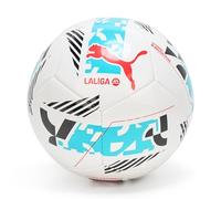 PUMA Orbita LaLiga 1 - Balón de fútbol unisex cosido a máquina, blanco-multicolor AH25, 5