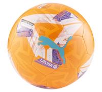 PUMA Orbita LALIGA 1 - Balón de fútbol unisex cosido a máquina, naranja fluo-multicolor SS25, 5