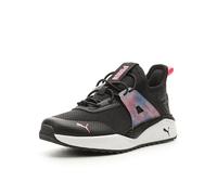 PUMA Pacer Next Exel - Tenis unisex de malla para niños, Water Cloud Puma Black-Strawberry Burst, 11 Little Kid
