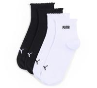 PUMA Pack de 2 pares de calcetines tobilleros para mujer, Accesoiros, Blanco, 35/38 35/38