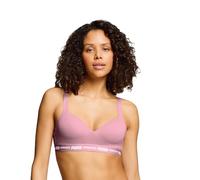 PUMA Padded Sujetador Deportivo, Rosa Poise, XL para Mujer