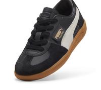PUMA Palermo Leather Sneakers Kids, Calzado, Negro/Feather Gris/Gum, 33 33