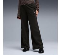 Pantalón Puma Ess Cat Comfort Wide, Black, Mujer L