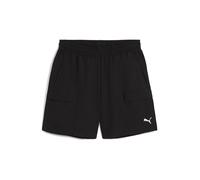 PUMA Pantalón cargo 'WARDROBE ESS' negro / blanco, Talla 31-32