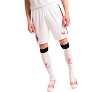Puma - Pantalón corto Ac Milan Segunda Equipación 2025-2026, Unisex, White-For All Time Red, L