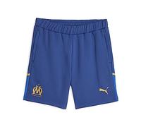 PUMA - Pantalón corto casual Olympique de Marsella, Clyde Royal Puma White, L